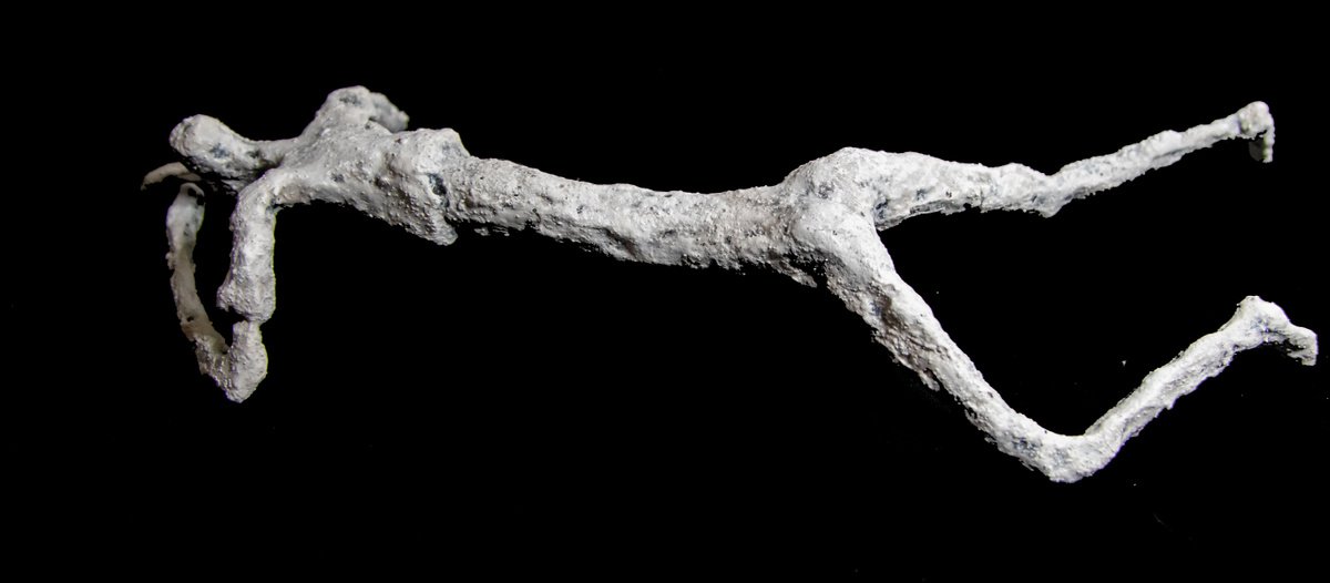 Expressive Portrait Clay Sculpture By Lionel Le Jeune, 6 X 11", Pompeien, Original Artwork