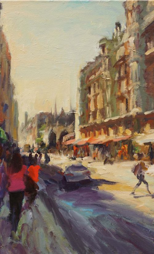 Paris , St Jacques , St Séverin by Manuel Leonardi