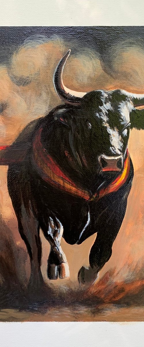 Bull by Anzhelika Klimina