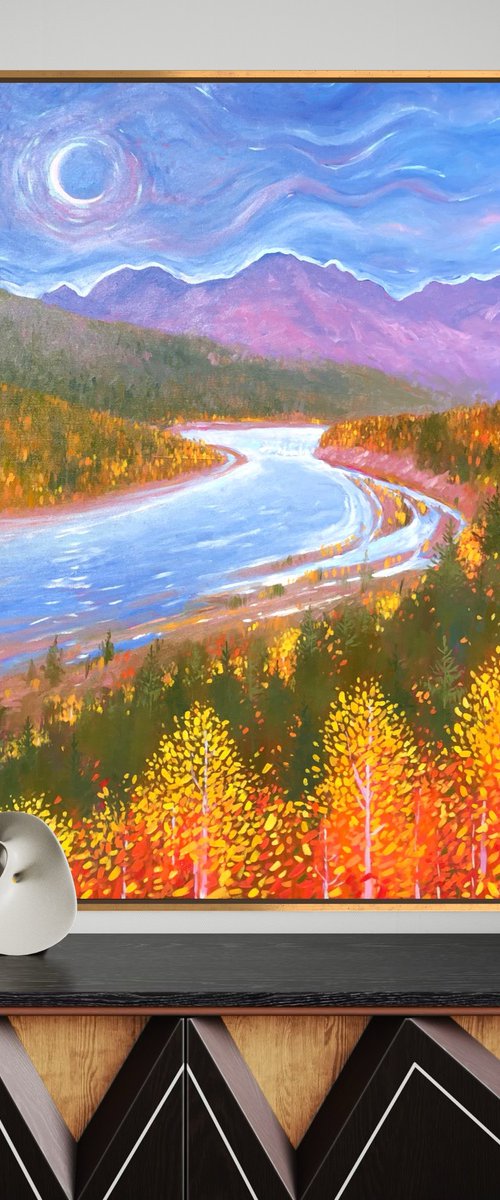 Golden Autumn by Volodymyr Smoliak