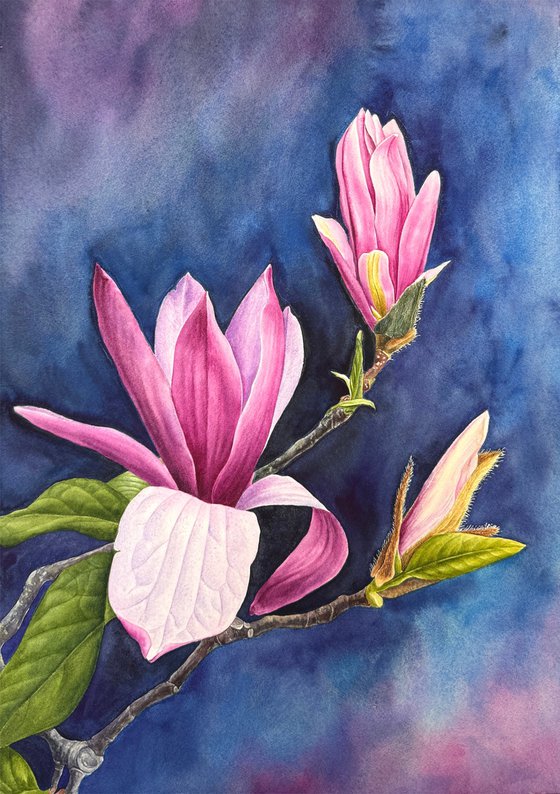 Magnolias Painting