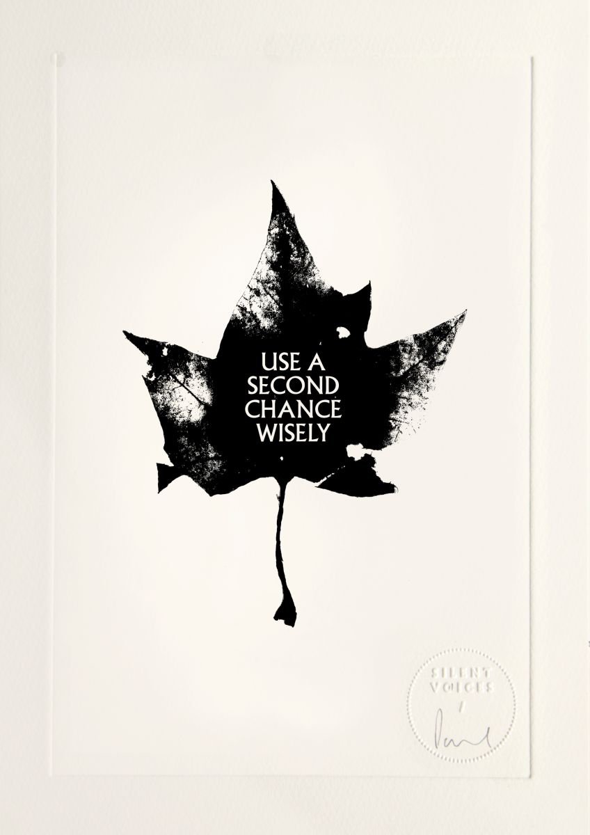 Use A Second Chance Wisely - limited edition etching by Paul West