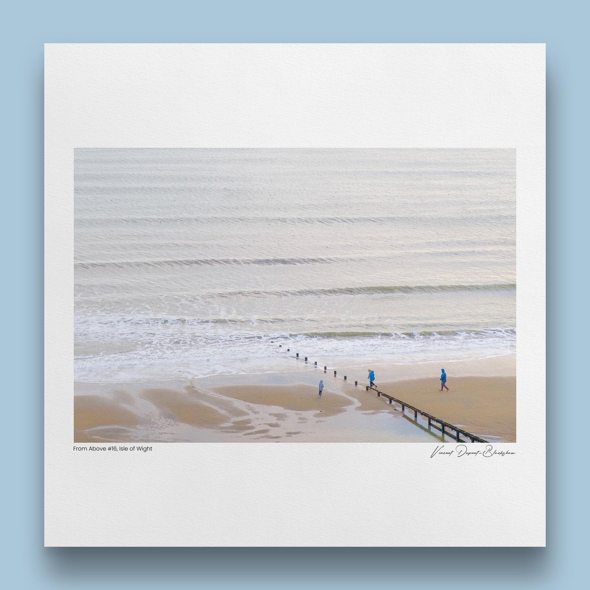 Landscape Photograph By Vincent Dupont-Blackshaw, 20 X 20", From Above #16, Original Artwork