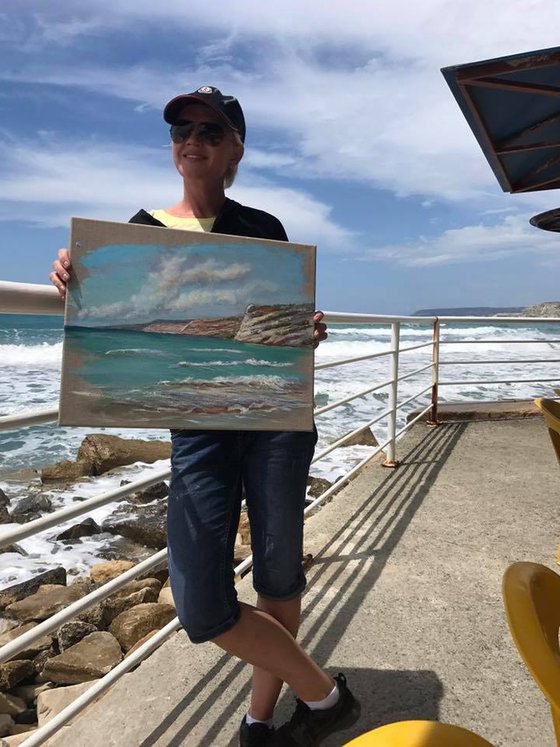 Spring Morning on Kourion Beach