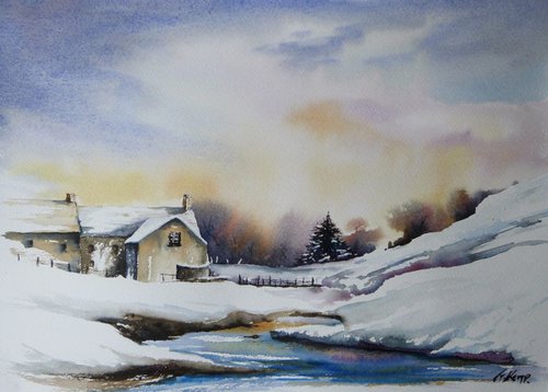 Winter Farm by Graham Kemp