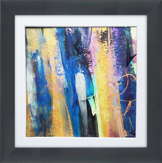 Abstraction #4 - Framed and ready to hang - original abstract painting