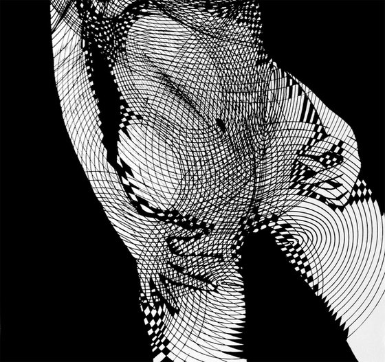 Nude Vibrations 24 - Vibrations Mixed Media Modern New Contemporary Abstract Art