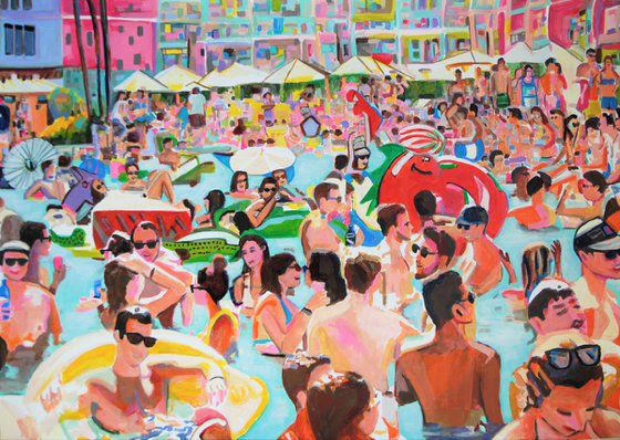 Pool Party III / 101 X 72