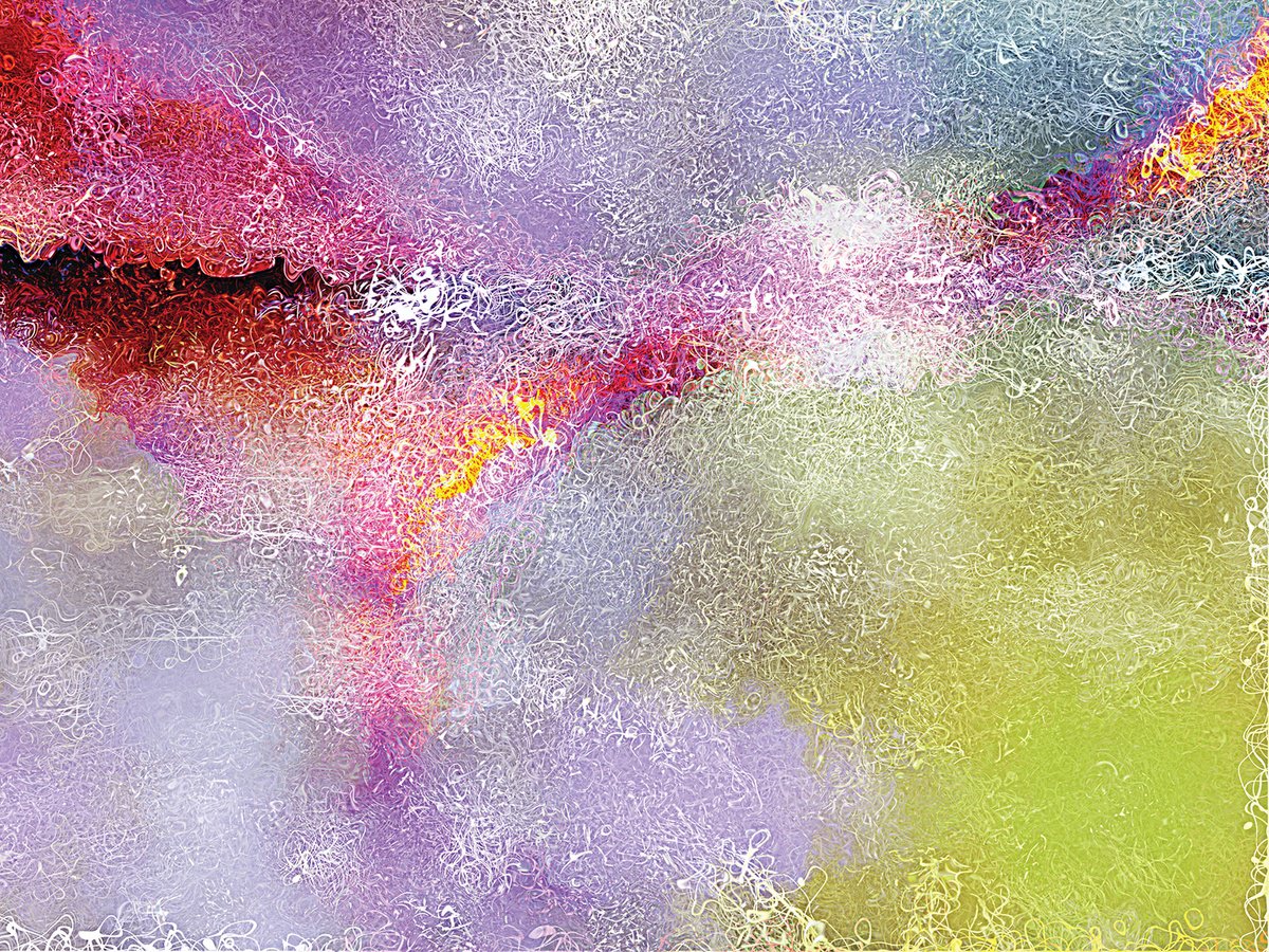 Abstract Botanical Print By Javier Diaz, 79 X 60, Desmadejados Ii, Original Artwork