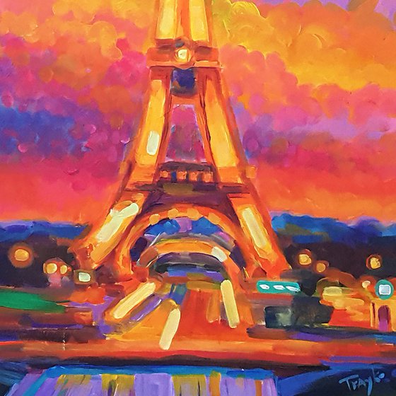 Paris Sunset Glow