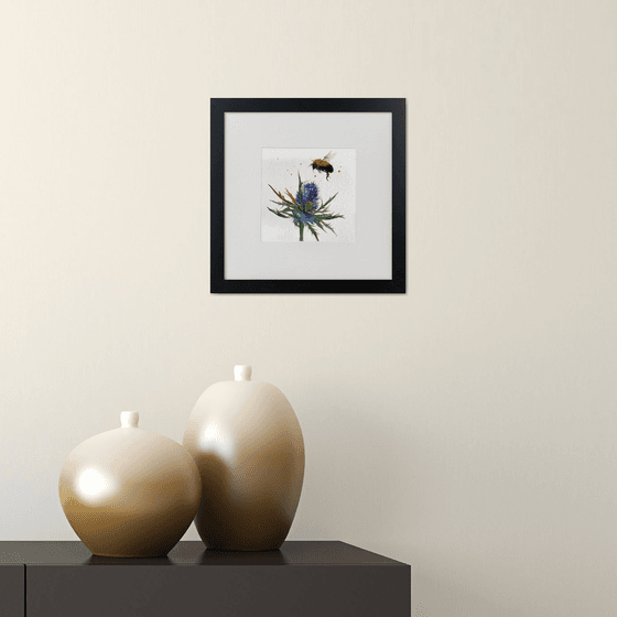 Bee & Thistle Framed