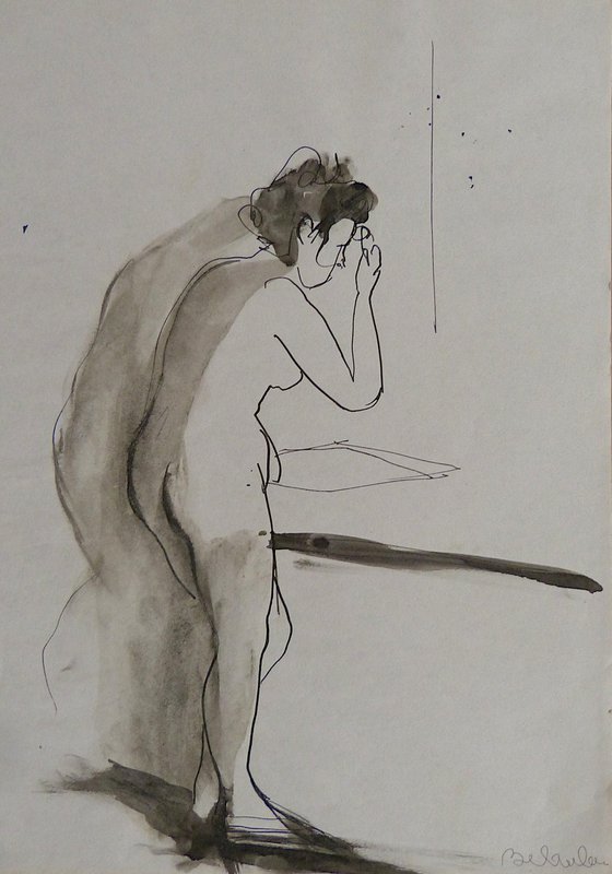 The Nude Drawing 6, 21x29 cm