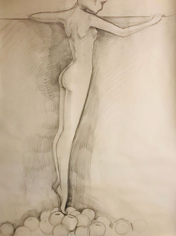 Erotic nude drawing 220920191