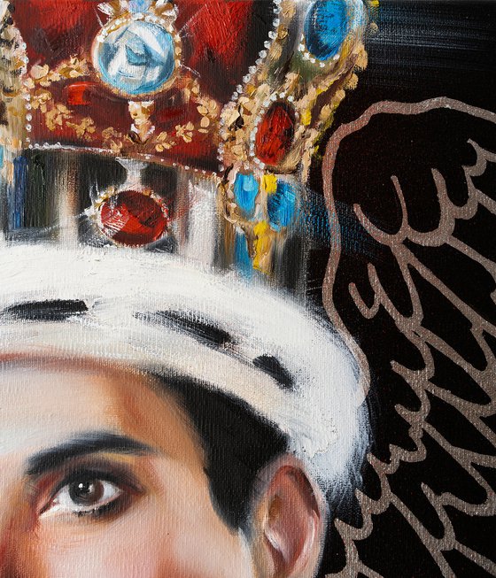 QUEEN Freddie Mercurty Portrait