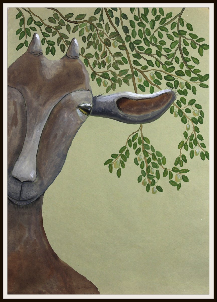 Goat and Olives by Mariann Johansen-Ellis