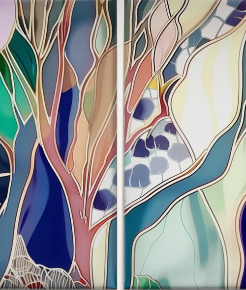 Jazz Style Flowers #11 by V+V Kniazievi