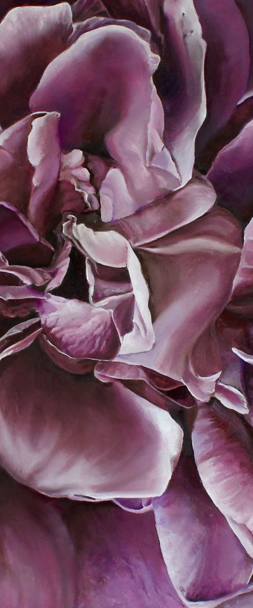 Violet dream,original art 80/80 by Natalia Lugovskaya