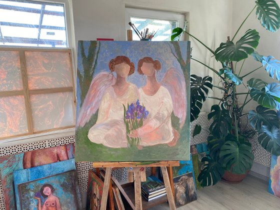 Angel Painting - Secret Garden Story