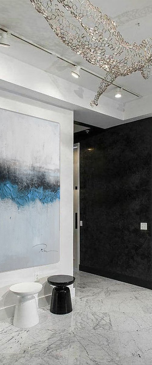 Abstract Blue by Indie Ru