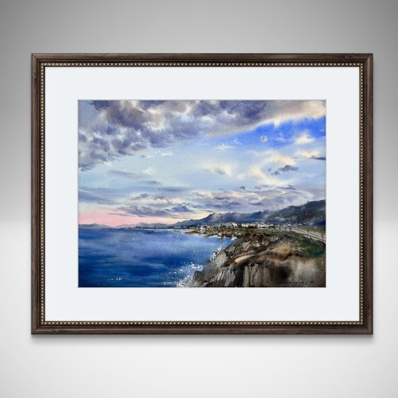 Sea coast of Cyprus Clouds #3