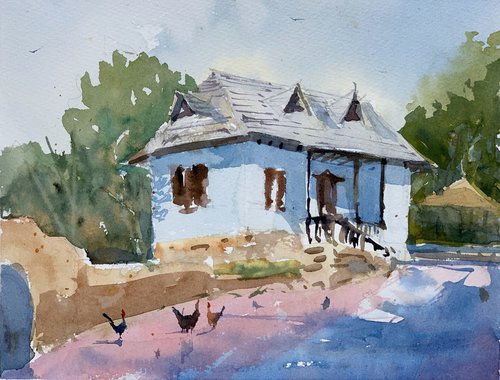 The village by Oksana Lebedeva