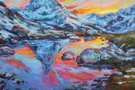 "Evening Mountains"