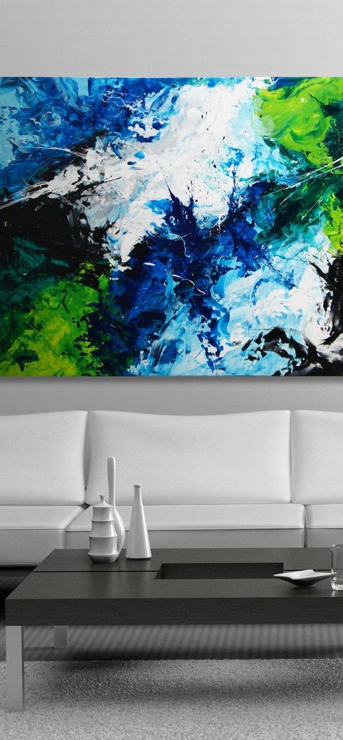 CANVAS ONLY: Color Storm III by Ansgar Dressler