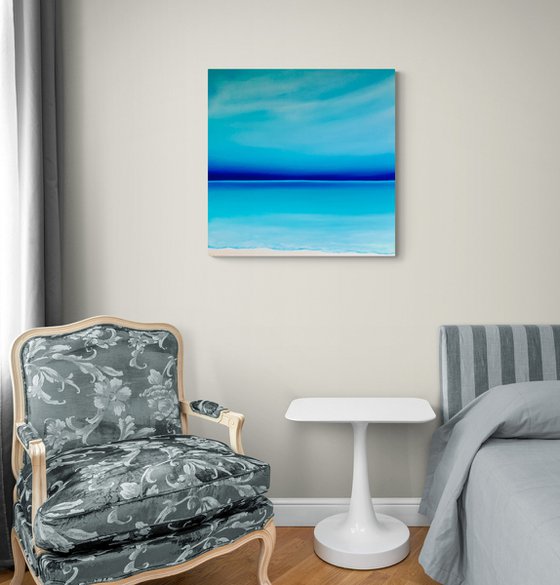 Summer - ocean, waves, skyline