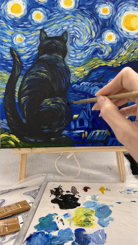 Starry Night Visitor