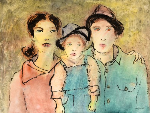 A family by Marcel Garbi