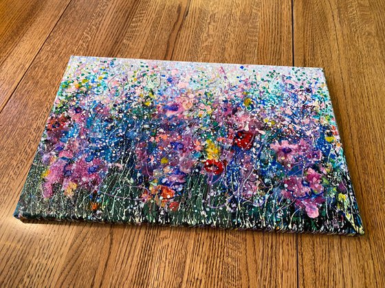 Midsummer Garden - Abstract Original Painting