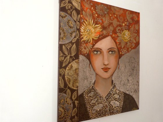 A precious evening 46 x 55 cm