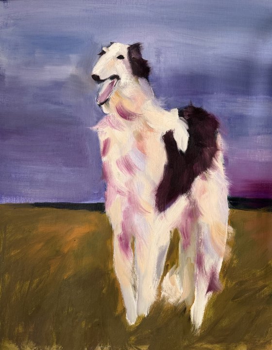 Hermes — Borzoi Portrait