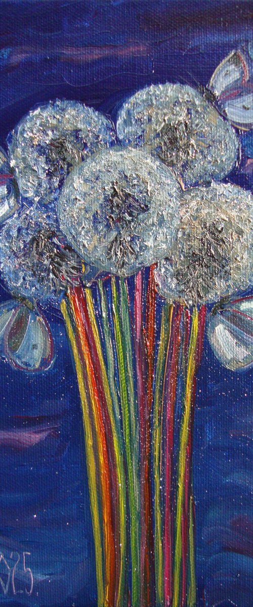 Sparkling dandelions by Olga Knezevic