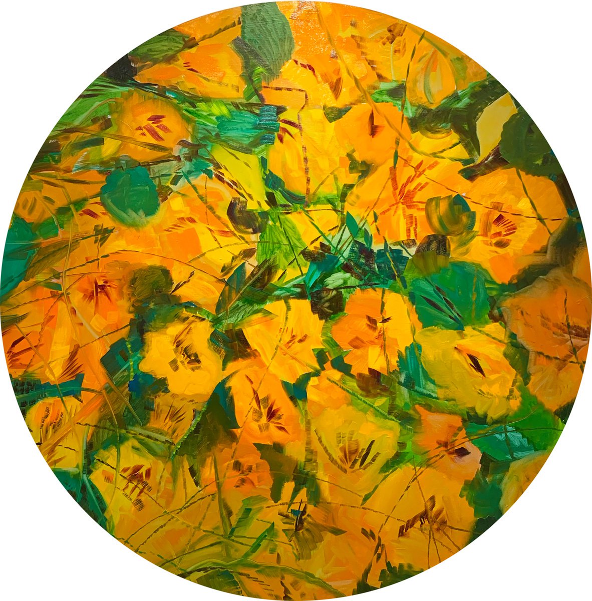 Orange Bloom by Kathleen Mullaniff