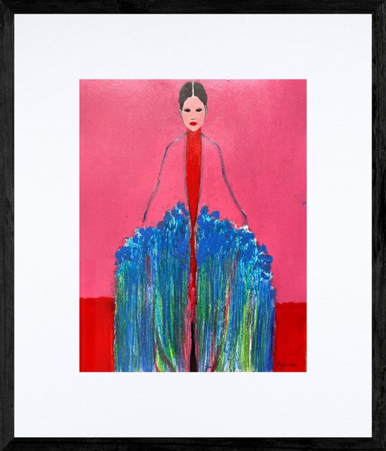 Girl with a Bouquet