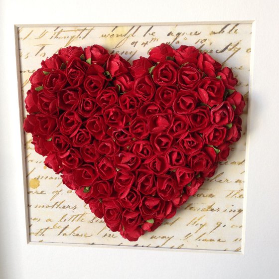 Old letter of Love, 2015 Heart of Roses