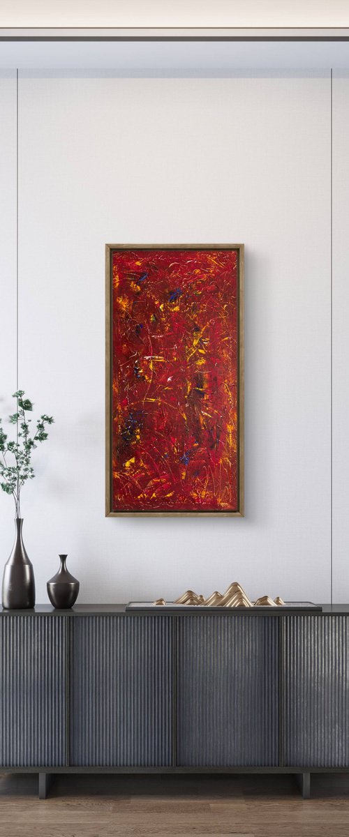 Ember State 50x100x2 cm by Exclusive Arts