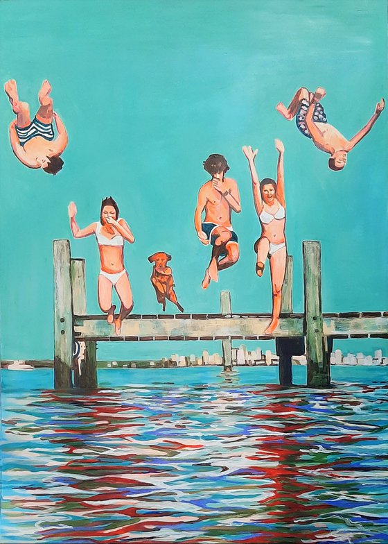 Jump / 100 x 70 cm