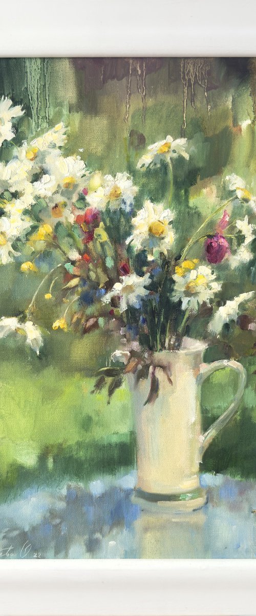 camomiles by Olha Laptieva