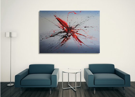 Freedom Of Thoughts (Spirits Of Skies 140200) - 100 x 140 cm - XXL (40 x 56 inches)