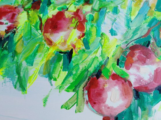 Pomegranate tree-(100x70cm)