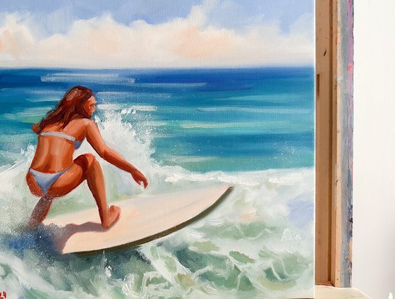 Surfing Girl