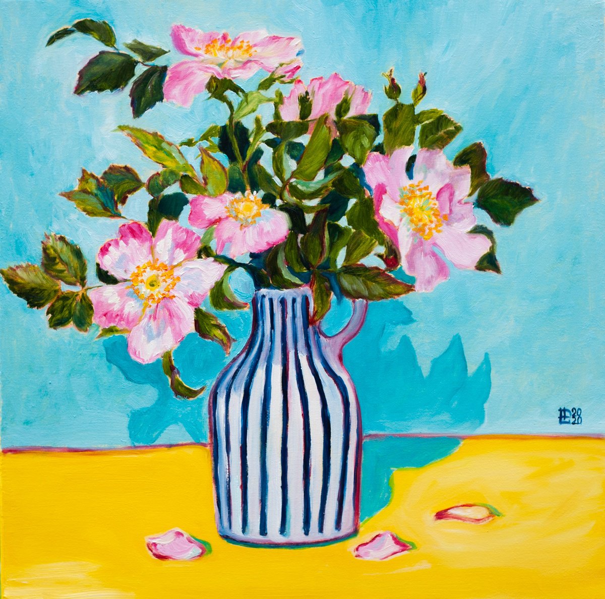 Wild Roses by Liudmila Pisliakova