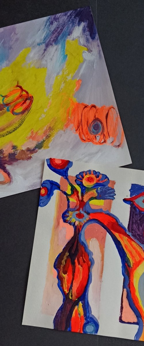 A step towards meeting. Diptych by Tetiana Borys