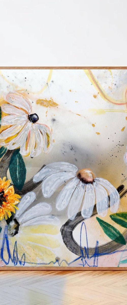 Fading Into Warmth by Poovi Art