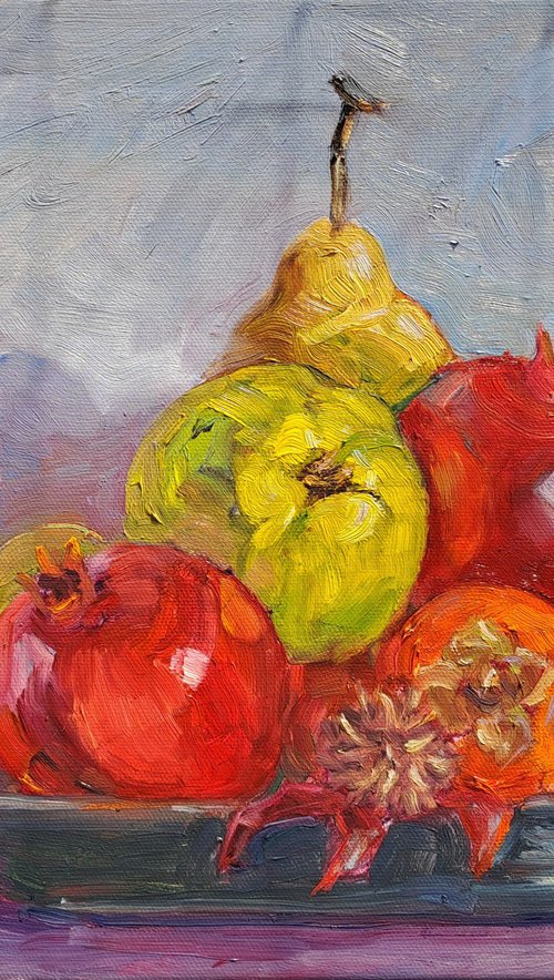 Autumn fruits by Olga Tretyak
