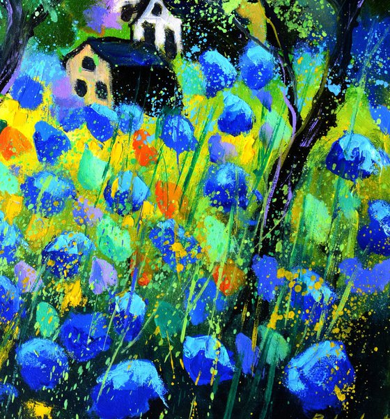 Lost amid flowers