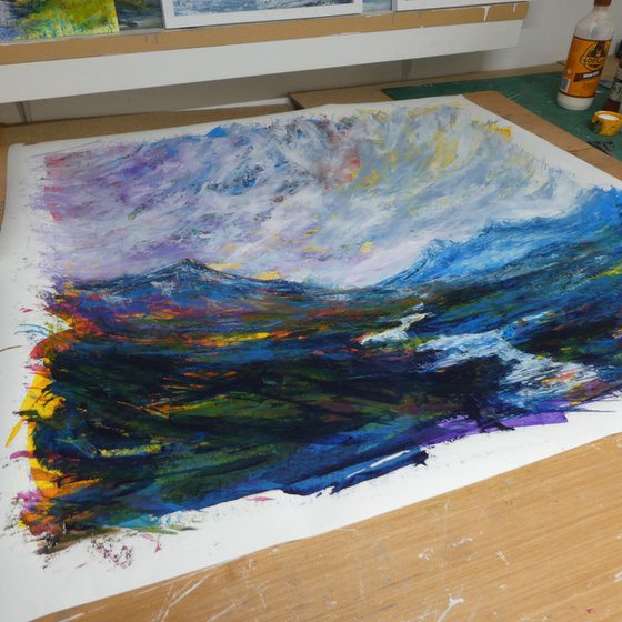 Scottish Autumn Highland Snow