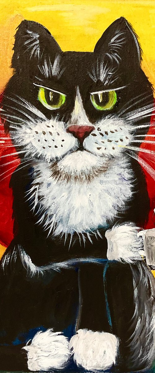 The Cat who owns sunrise by Olga Koval